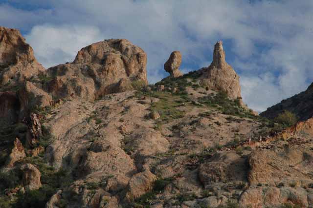 the hillside